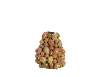 Light & Living - Vaas CITRUS - Ø18x21cm - Bruin