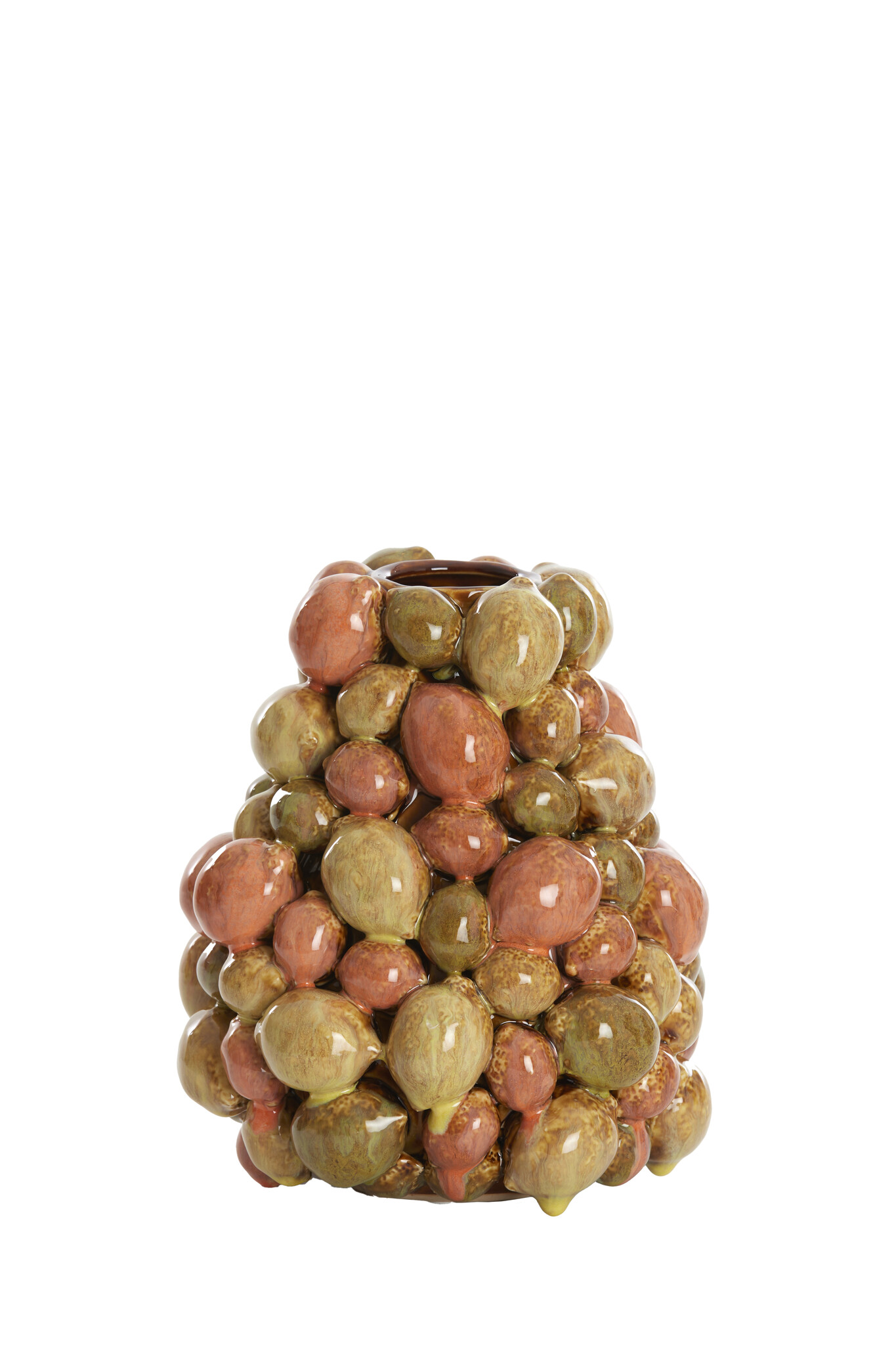 Light & Living - Vaas CITRUS - Ø18x21cm - Bruin