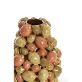 Light & Living - Vaas CITRUS - Ø18x21cm - Bruin