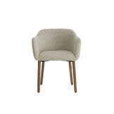 Light & Living - Eetkamerstoel BLAINE - 56x62.5x76.5cm - Wit - Set van 2