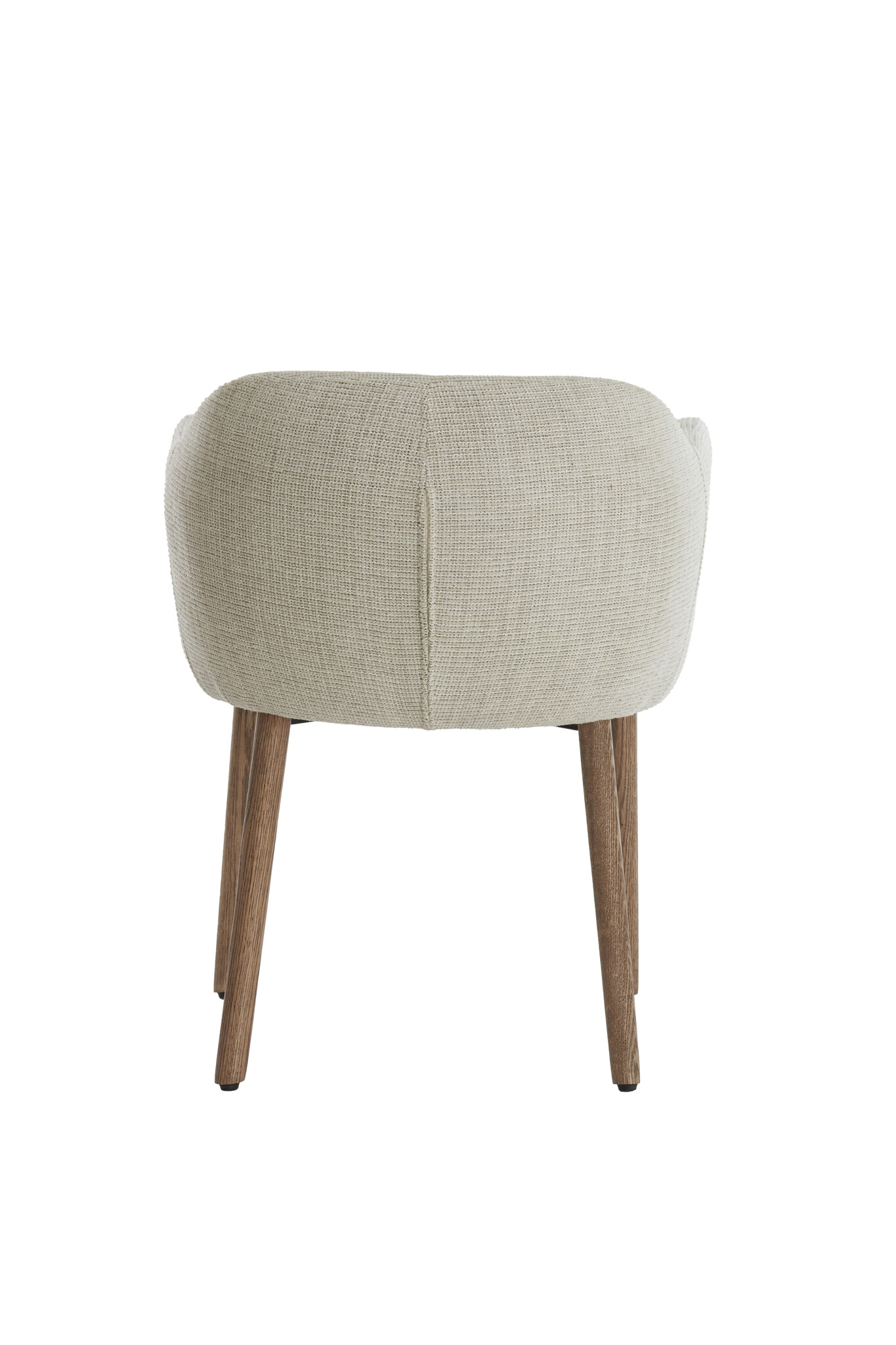 Light & Living - Eetkamerstoel BLAINE - 56x62.5x76.5cm - Wit - Set van 2