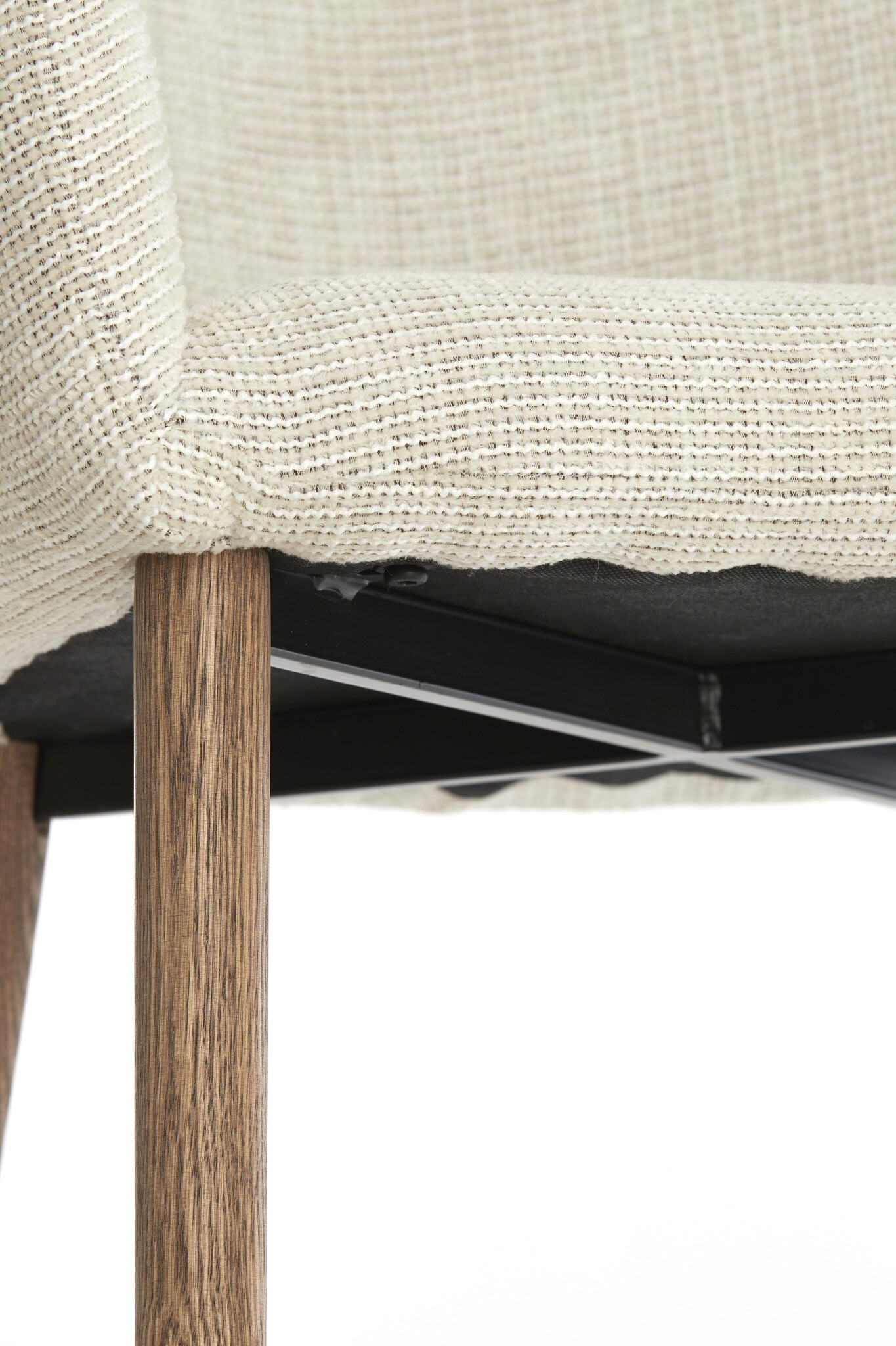 Light & Living - Eetkamerstoel BLAINE - 56x62.5x76.5cm - Wit - Set van 2