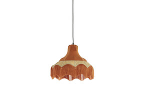 Light & Living - Hanglamp MIZIA - Ø40x35.5cm - Oranje