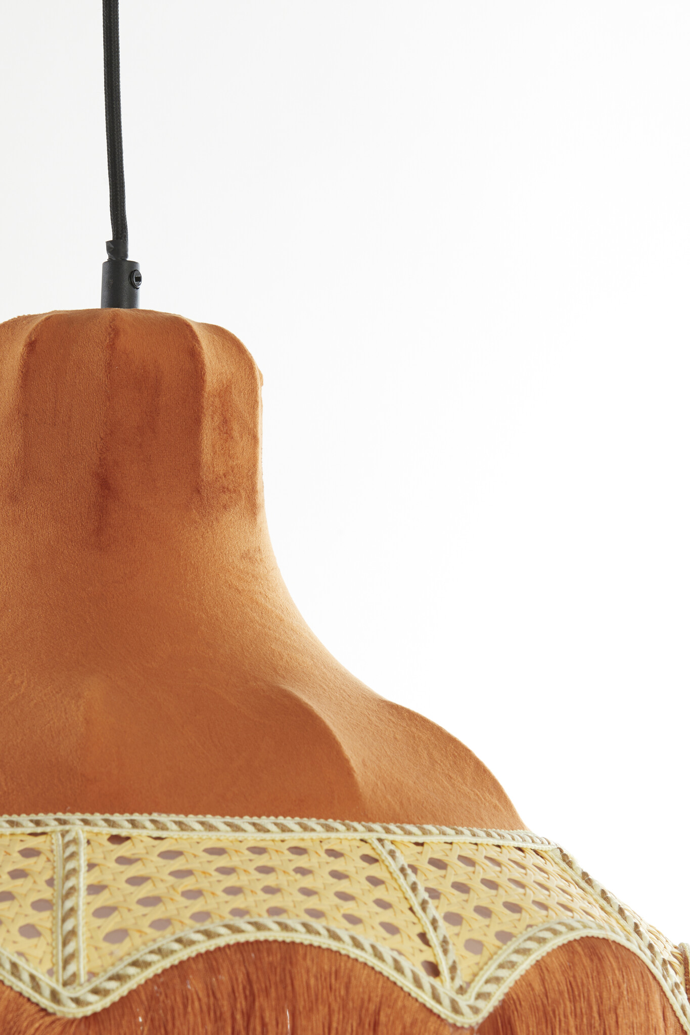Light & Living - Hanglamp MIZIA - Ø40x35.5cm - Oranje