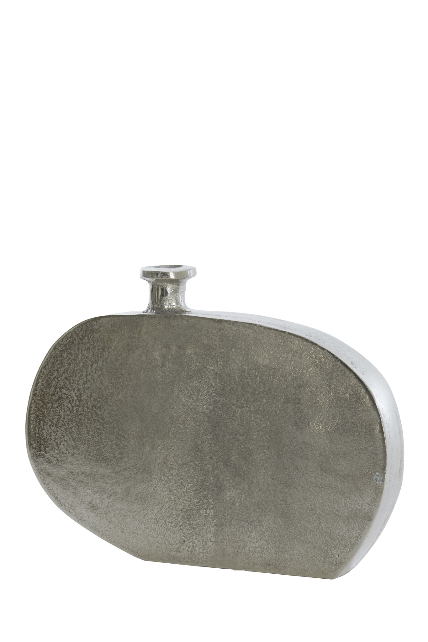 Light & Living - Vaas OBIDA - 32x3.5x30cm - Zilver