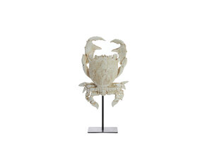 Light & Living - Ornament CRAB - 23x12.5x42.5cm - Wit