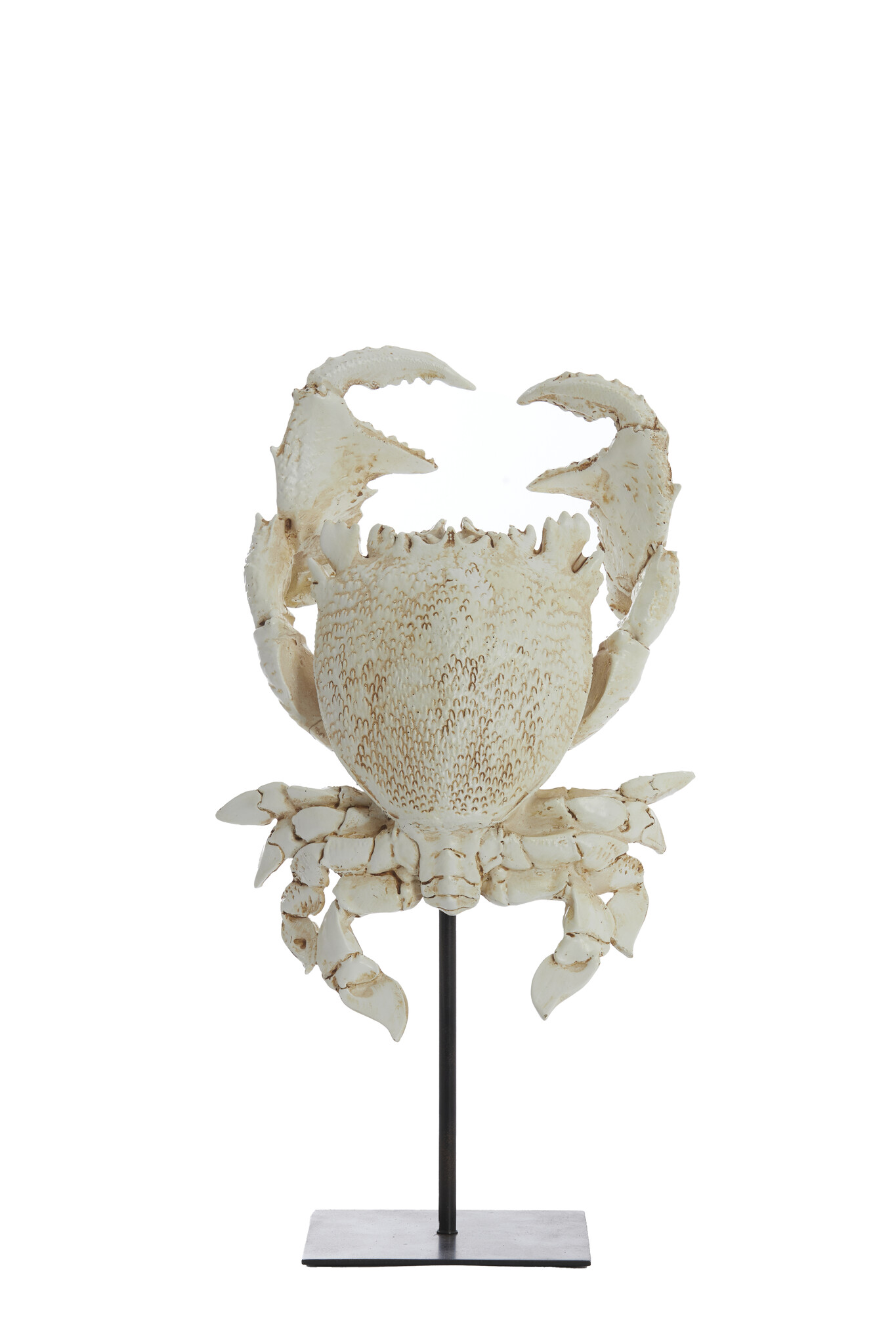 Light & Living - Ornament CRAB - 23x12.5x42.5cm - Wit