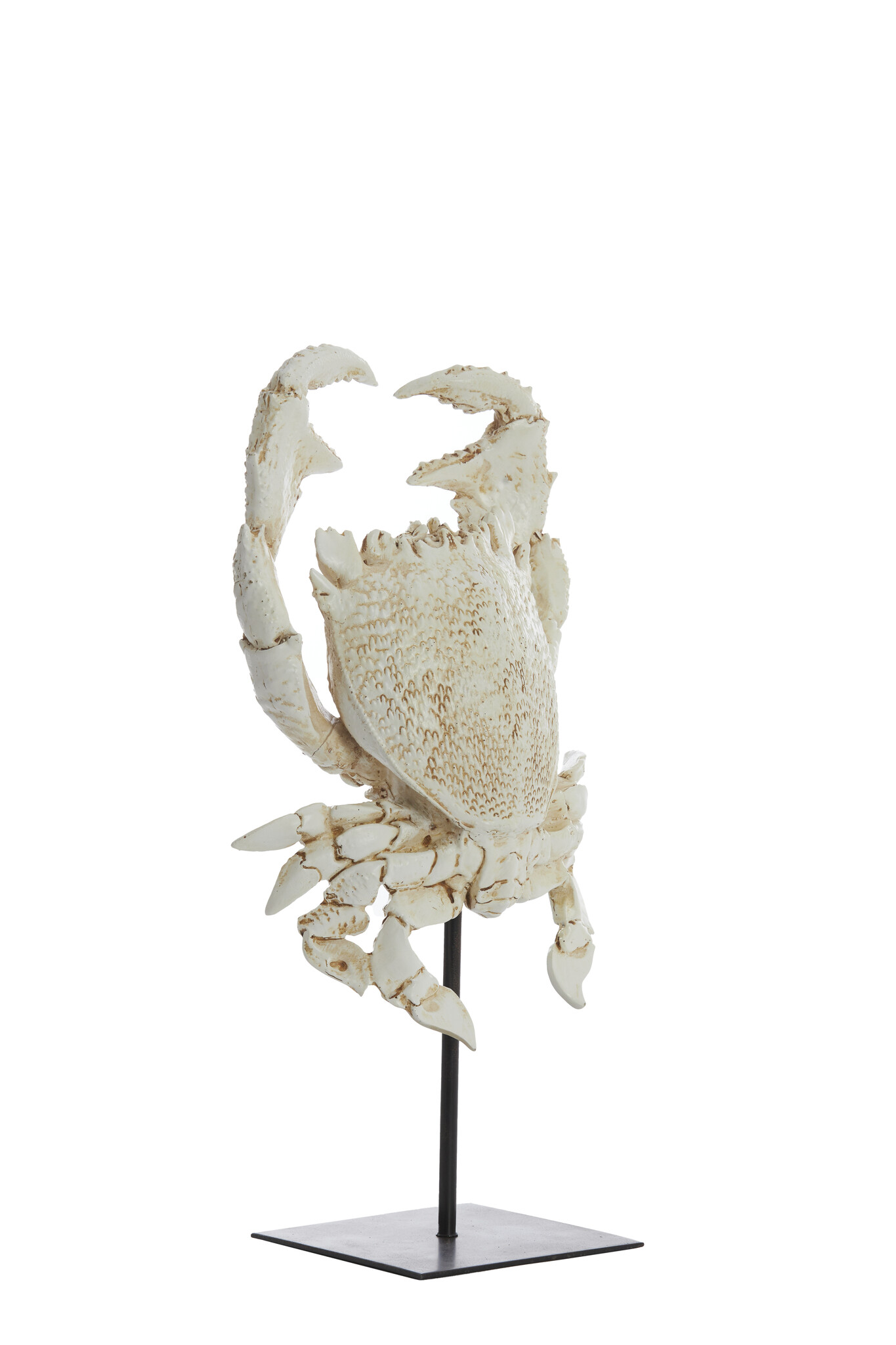 Light & Living - Ornament CRAB - 23x12.5x42.5cm - Wit