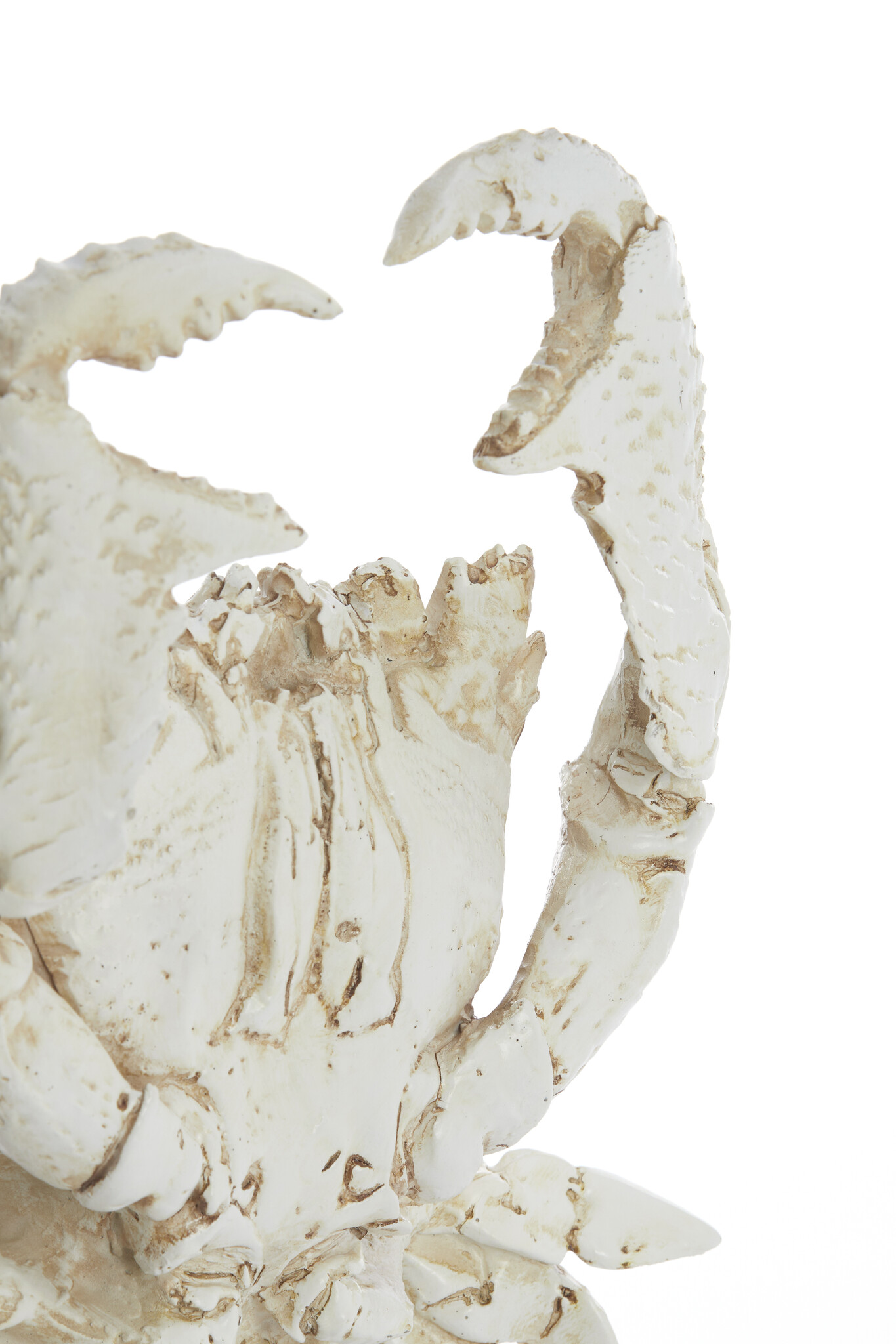 Light & Living - Ornament CRAB - 23x12.5x42.5cm - Wit
