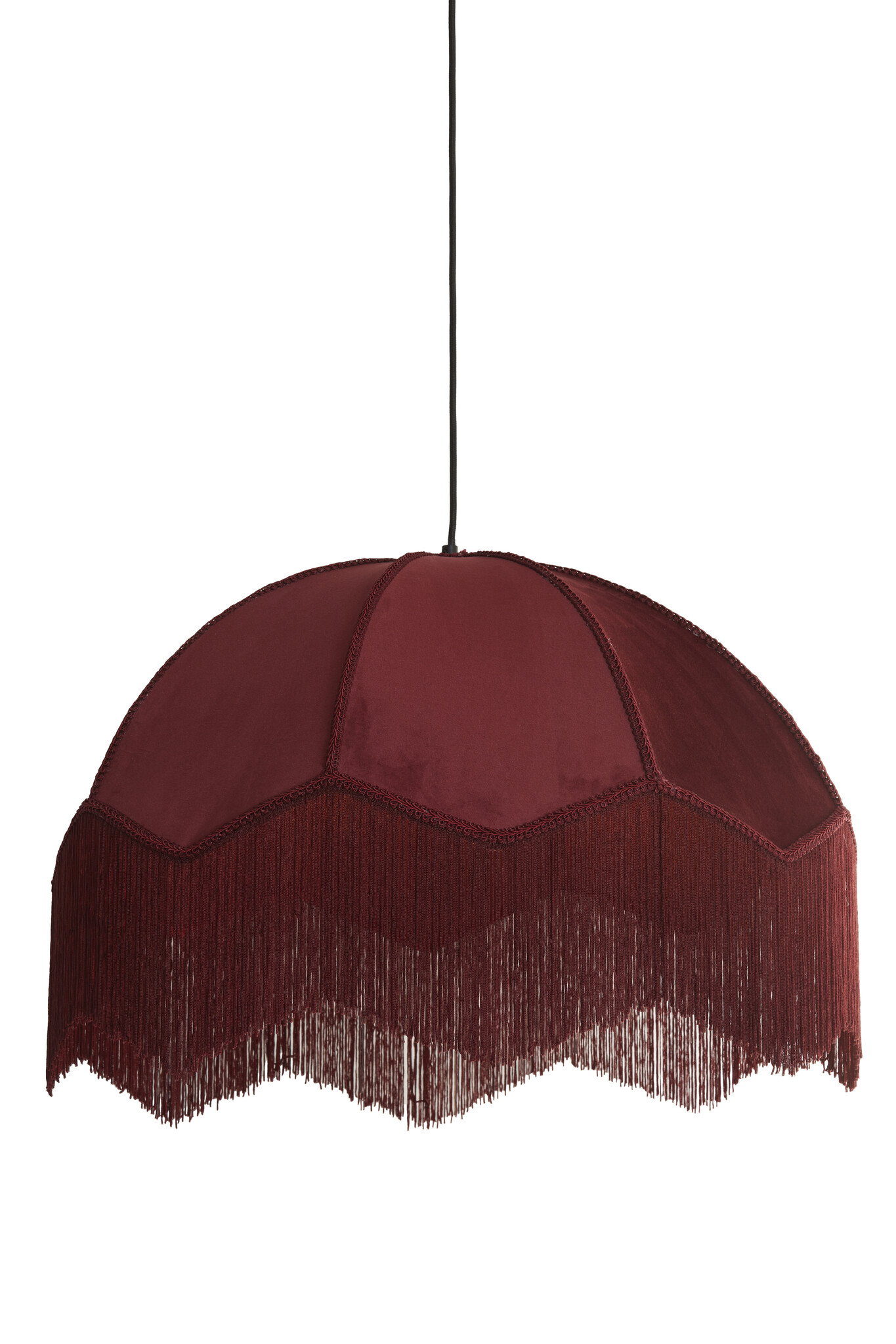 Light & Living - Hanglamp MALACIA - Ø50x38cm - Rood