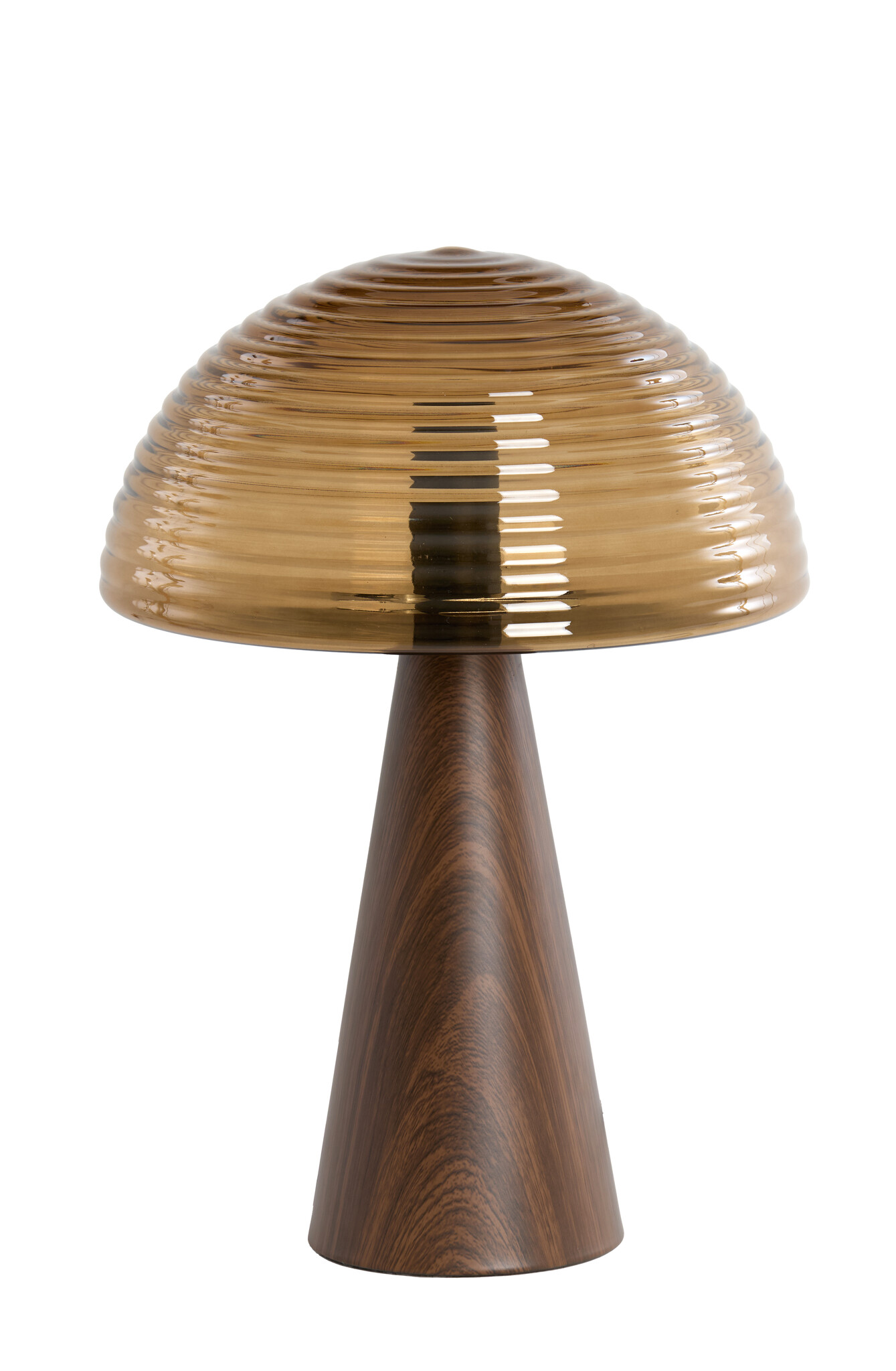 Light & Living - Tafellamp MUEDA - Ø30x43cm - Bruin