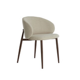 Light & Living - Eetkamerstoel ALUKO - 56x57x74cm - Wit - Set van 2