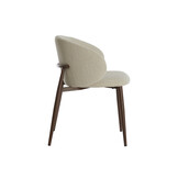 Light & Living - Eetkamerstoel ALUKO - 56x57x74cm - Wit - Set van 2