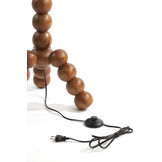 Light & Living - Vloerlamp VEGLIO - Ø35x130cm - Bruin