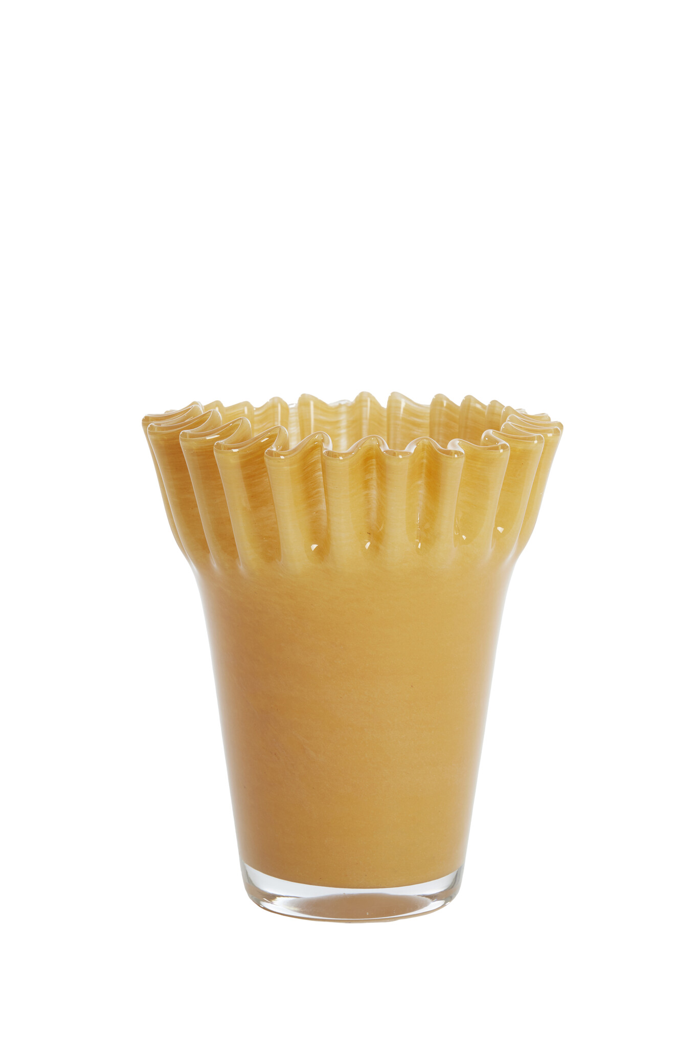 Light & Living - Vaas BARRIRO - Ø17.5x21cm - Bruin