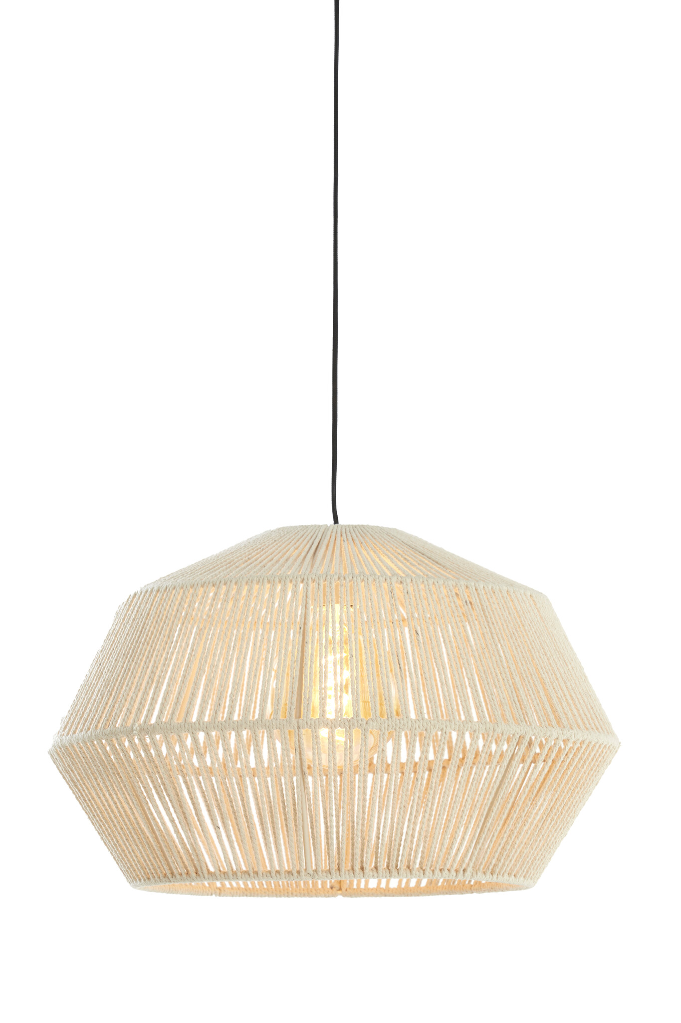 Light & Living - Hanglamp DEYA - Ø49x30cm - Wit