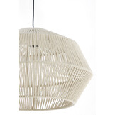 Light & Living - Hanglamp DEYA - Ø49x30cm - Wit