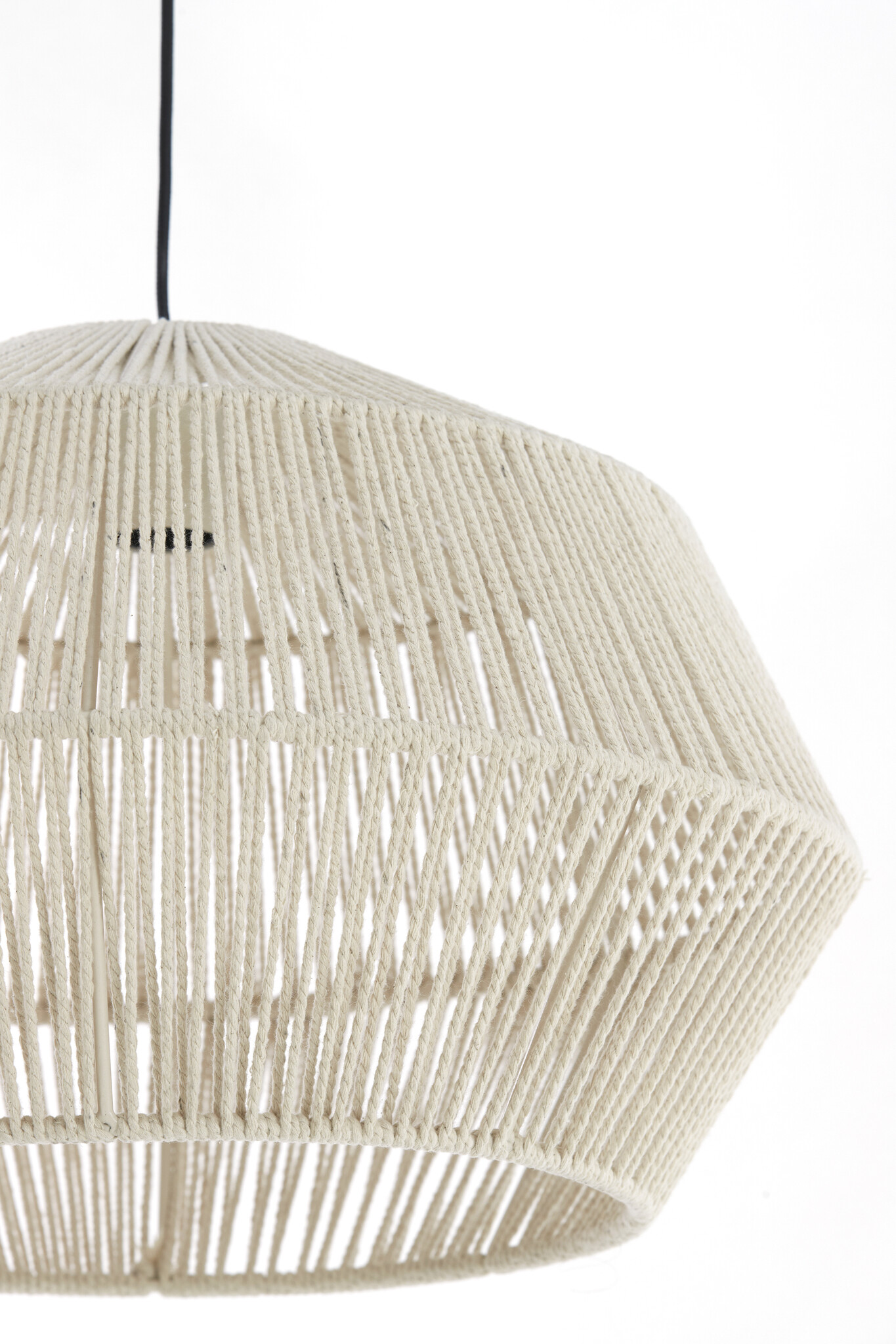 Light & Living - Hanglamp DEYA - Ø49x30cm - Wit