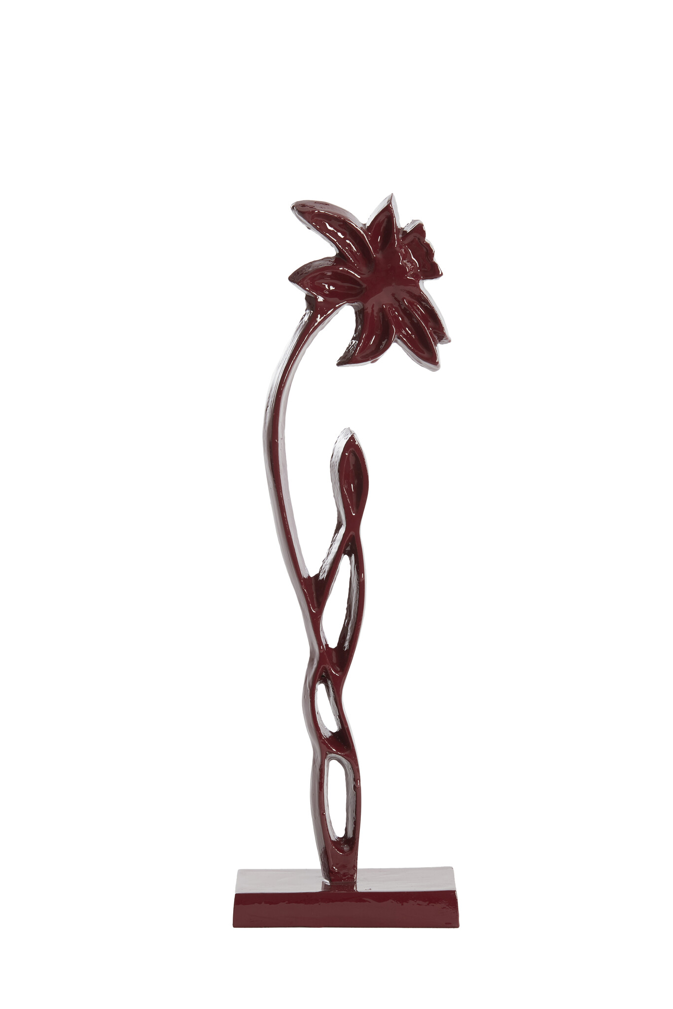 Light & Living - Ornament DAFFODIL - 12x7.5x40cm - Rood