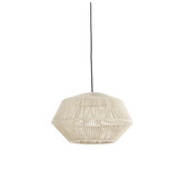 Light & Living - Hanglamp DEYA - Ø40x24cm - Wit