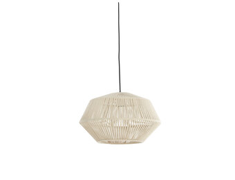Light & Living - Hanglamp DEYA - Ø40x24cm - Wit