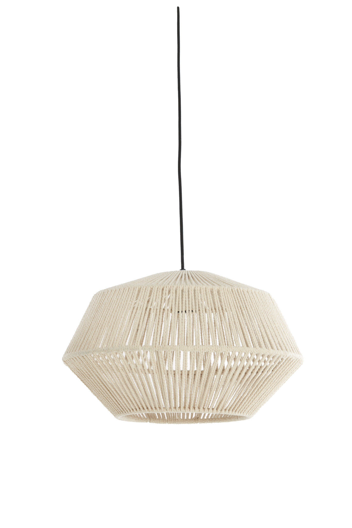 Light & Living - Hanglamp DEYA - Ø40x24cm - Wit