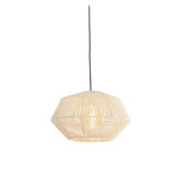 Light & Living - Hanglamp DEYA - Ø40x24cm - Wit