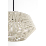 Light & Living - Hanglamp DEYA - Ø40x24cm - Wit