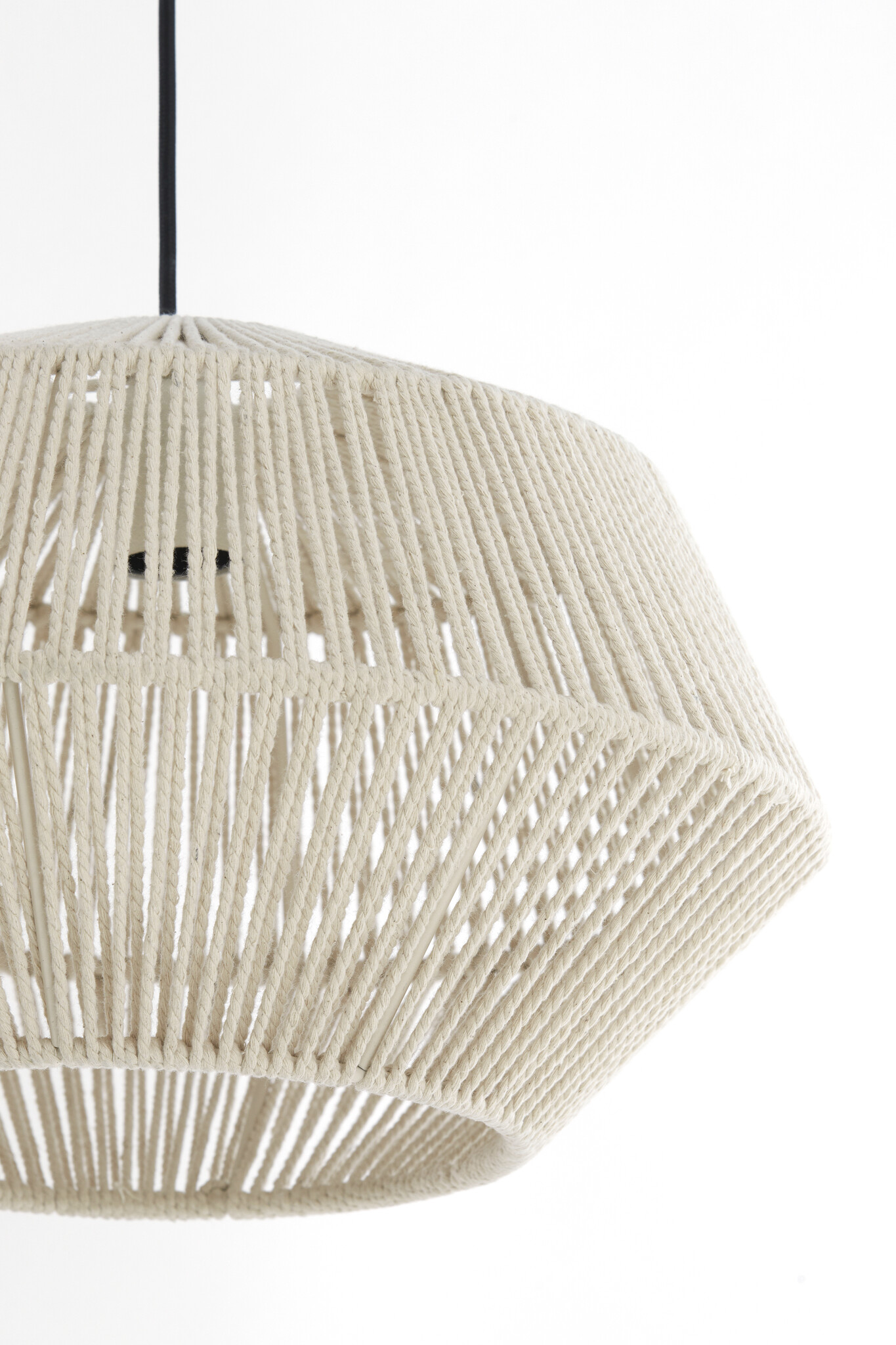 Light & Living - Hanglamp DEYA - Ø40x24cm - Wit
