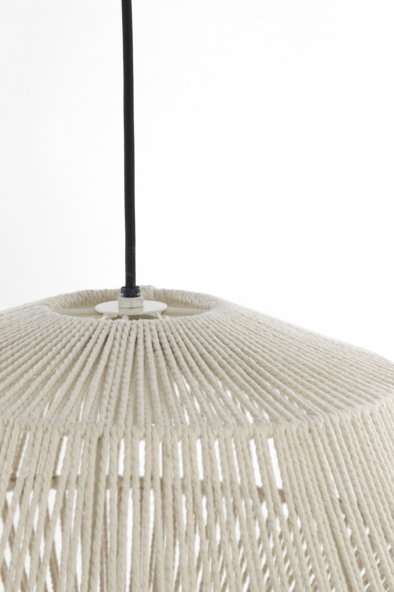 Light & Living - Hanglamp DEYA - Ø40x24cm - Wit