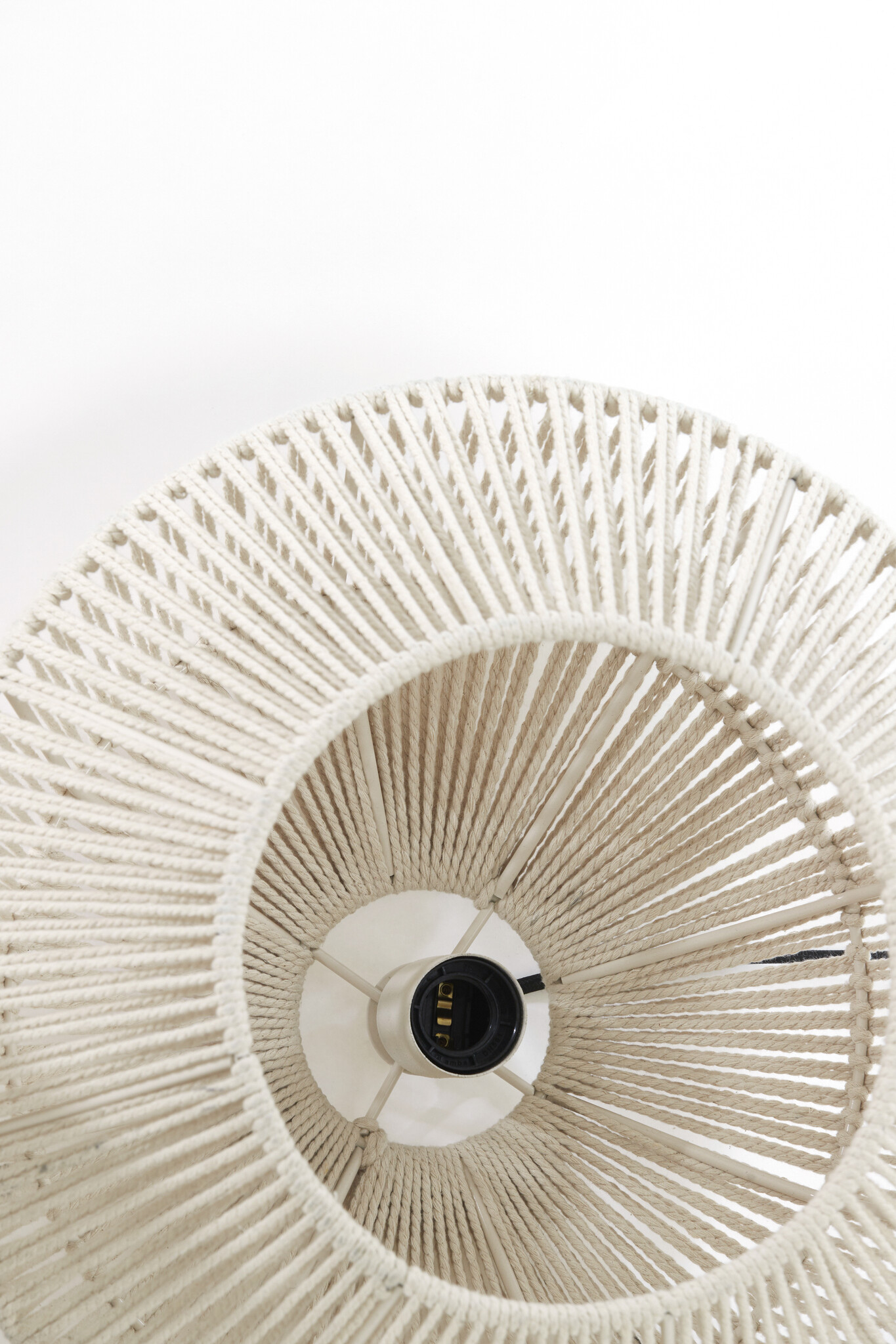Light & Living - Hanglamp DEYA - Ø40x24cm - Wit