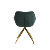 Light & Living - Eetkamerstoel JAIMY - 62x52x81cm - Groen