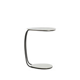 Light & Living - Bijzettafel MARSH - 42x27x53cm - Zilver