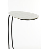 Light & Living - Bijzettafel MARSH - 42x27x53cm - Zilver