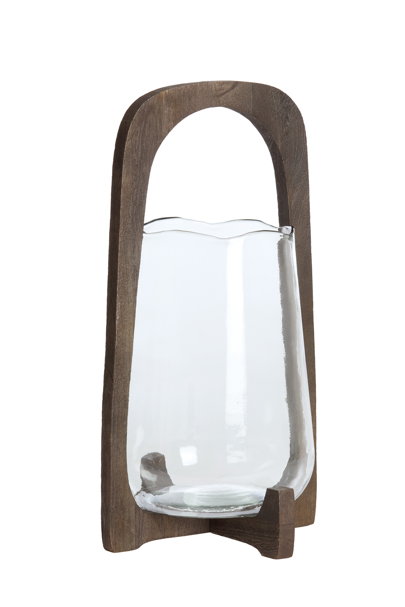 Light & Living - Windlicht ANOSY - Ø26x48cm - Bruin