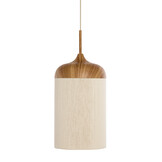 Light & Living - Hanglamp DANIA - Ø22x41.5cm - Bruin