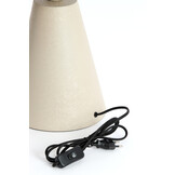 Light & Living - Tafellamp SURRINA - Ø31x49cm - Grijs