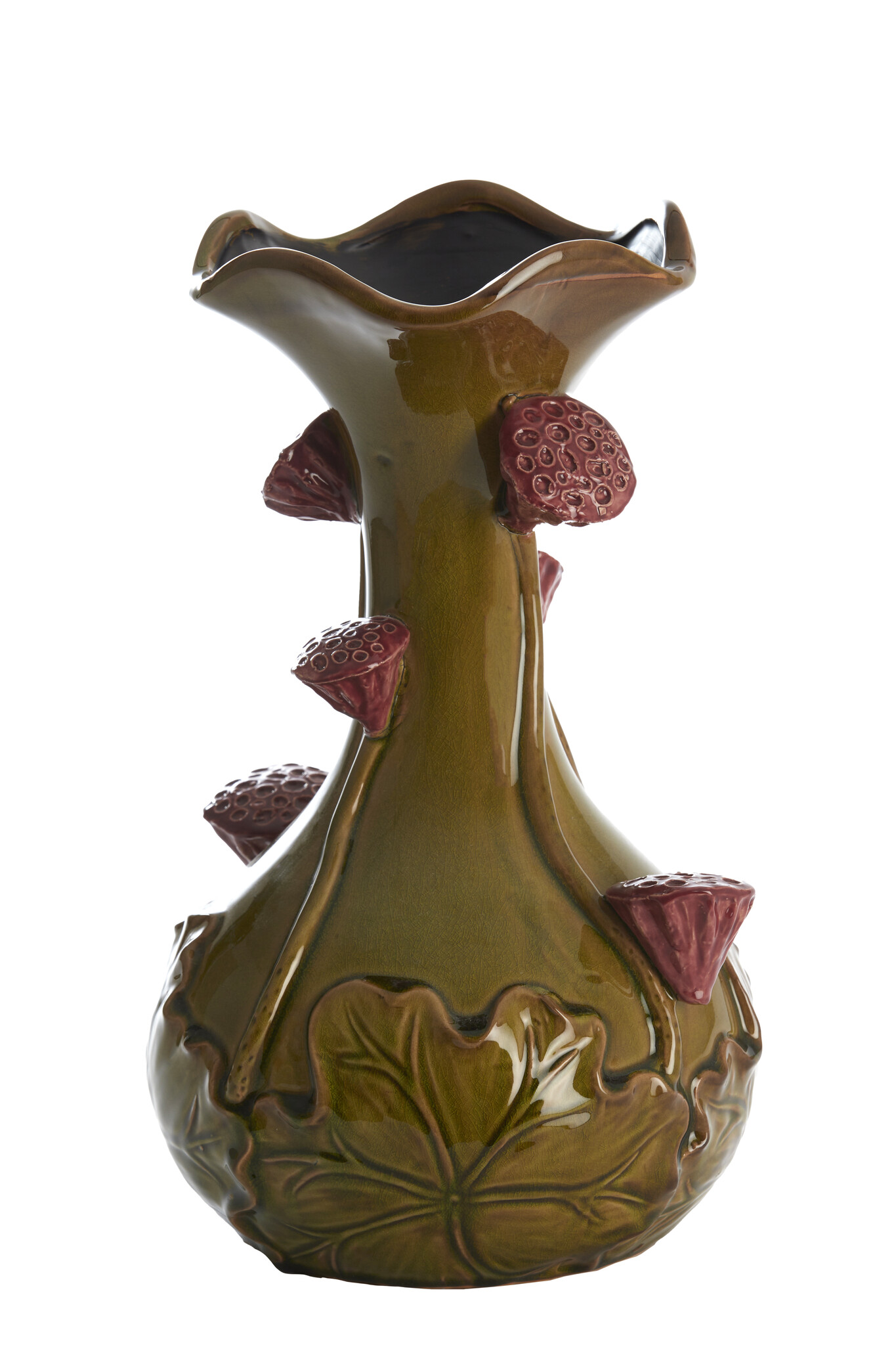 Light & Living - Vaas ODALI - Ø24x40cm - Groen