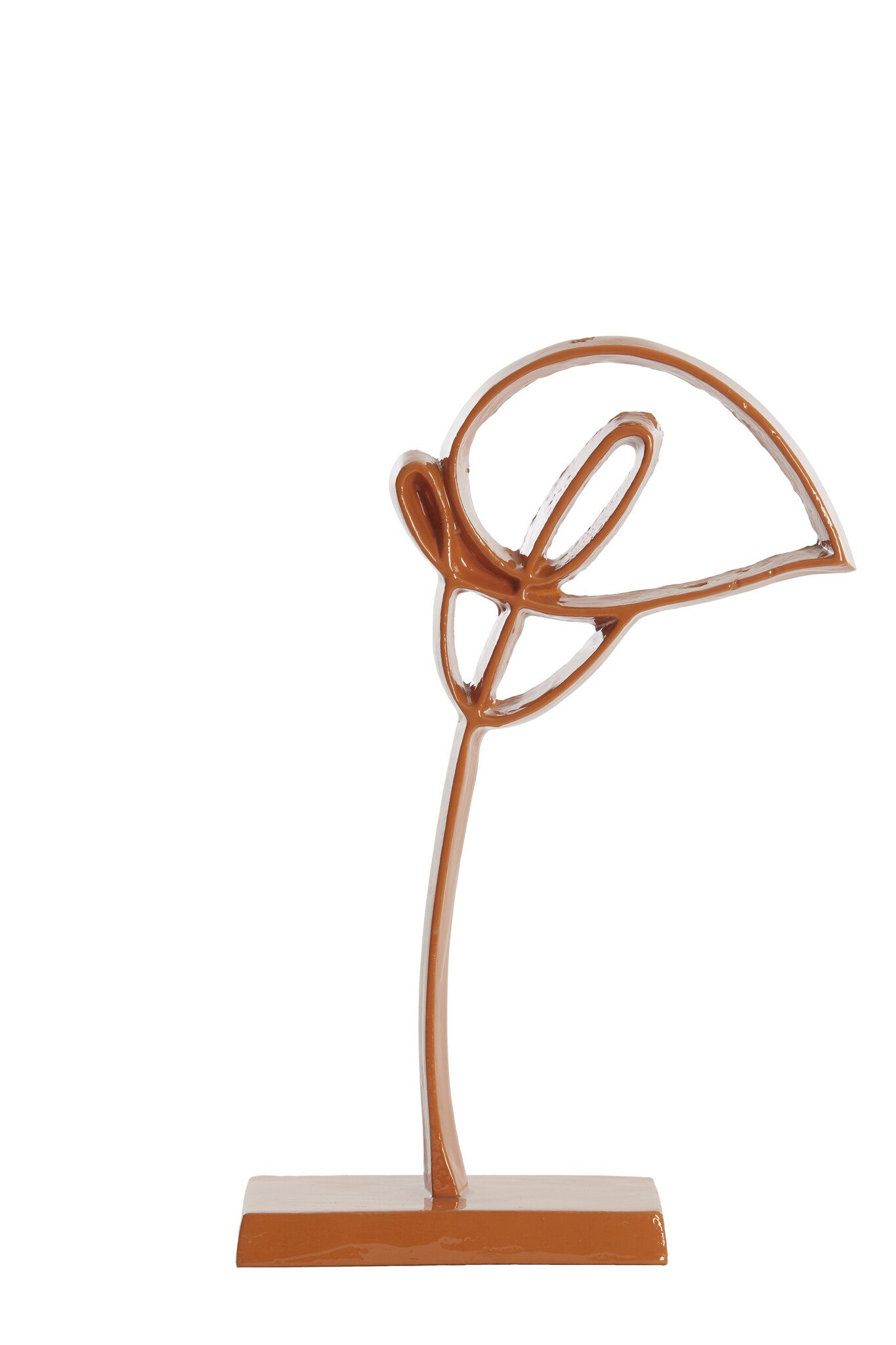 Light & Living - Ornament CALLA - 19x8x38cm - Oranje