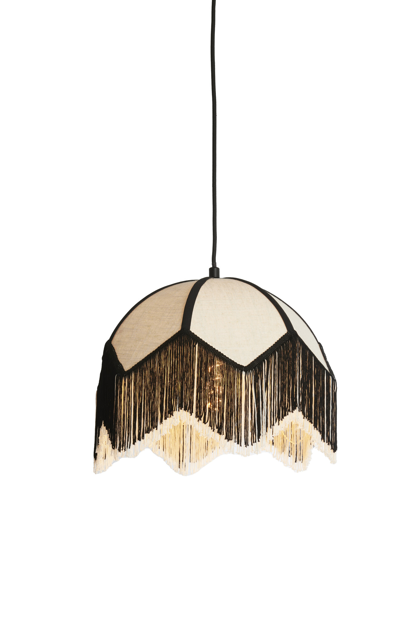 Light & Living - Hanglamp SULINA - Ø35x28cm - Wit