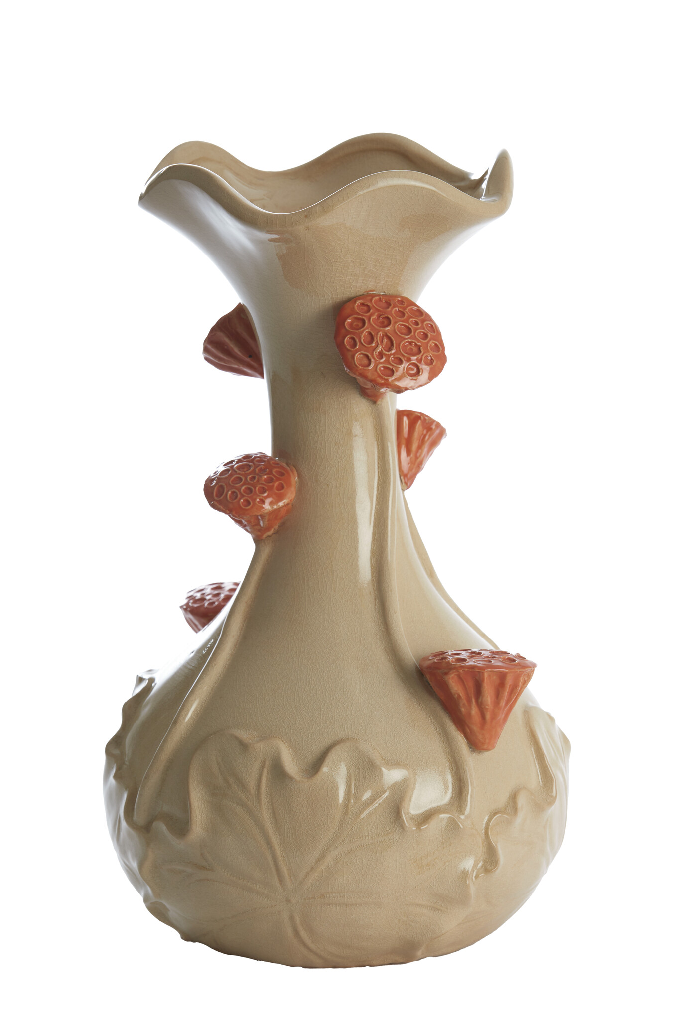 Light & Living - Vaas ODALI - Ø24x40cm - Wit