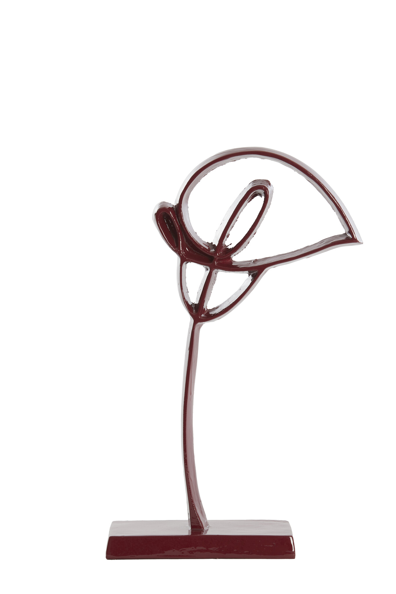 Light & Living - Ornament CALLA - 19x8x38cm - Rood