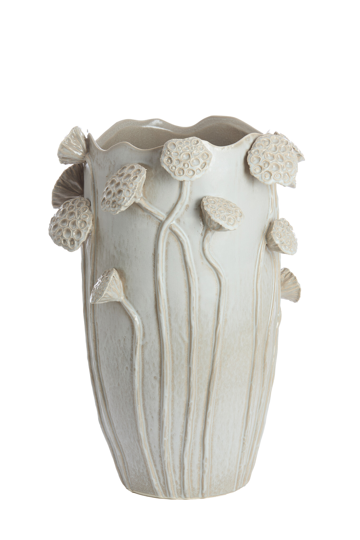 Light & Living - Vaas LAVCI - 35.5x35x51cm - Grijs