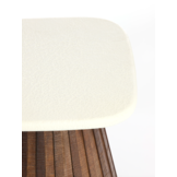 Light & Living - Bijzettafel OKATO - Ø45x40cm - Wit