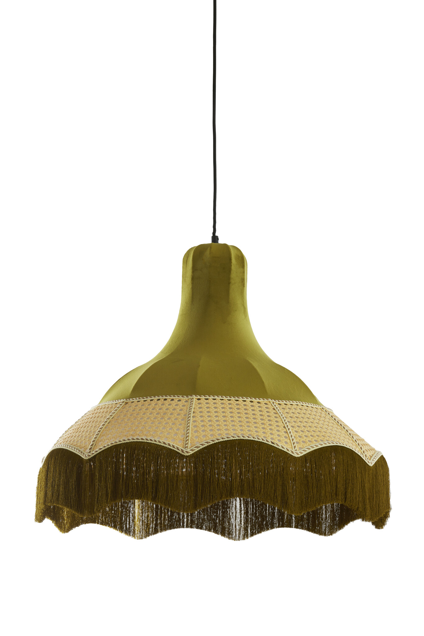 Light & Living - Hanglamp MIZIA - Ø60x53cm - Groen