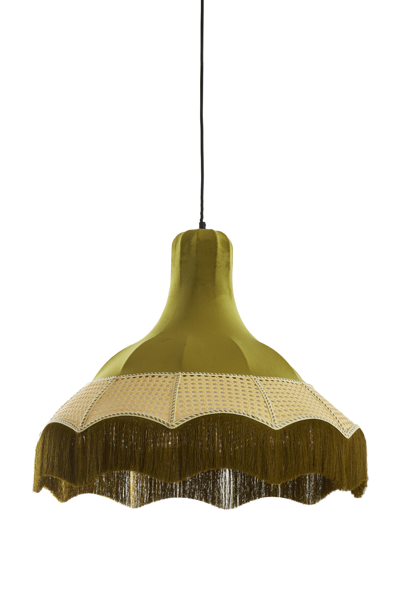 Light & Living - Hanglamp MIZIA - Ø60x53cm - Groen