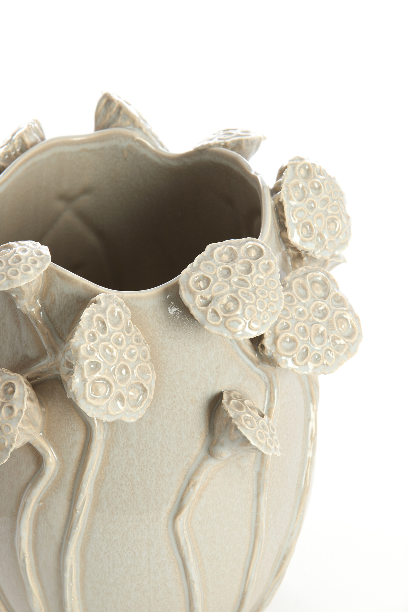 Light & Living - Vaas LAVCI - 26.5x25.5x26.5cm - Grijs