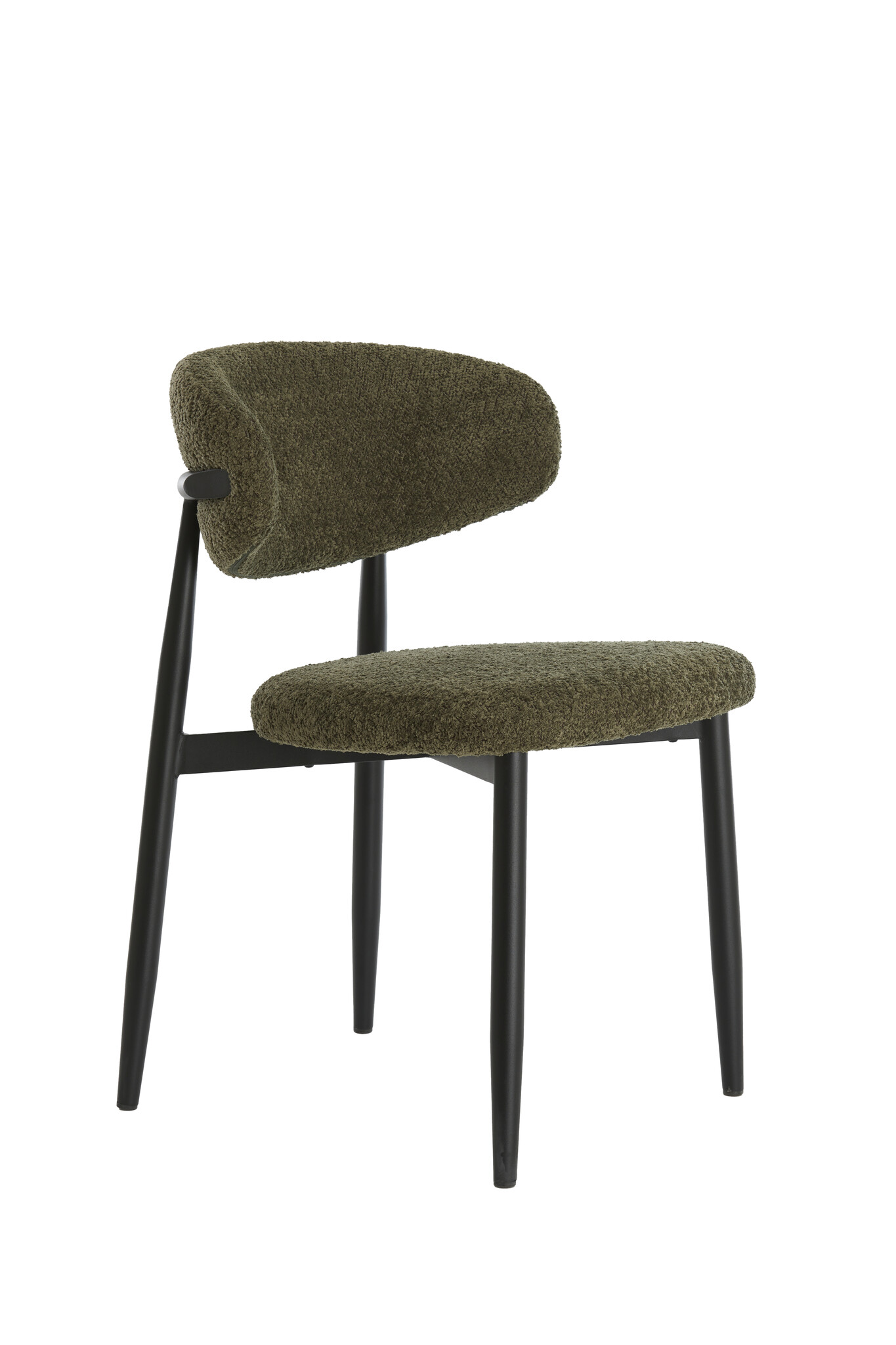 Light & Living - Eetkamerstoel ENIOLA - 54x52x76cm - Groen - Set van 2