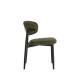 Light & Living - Eetkamerstoel ENIOLA - 54x52x76cm - Groen - Set van 2