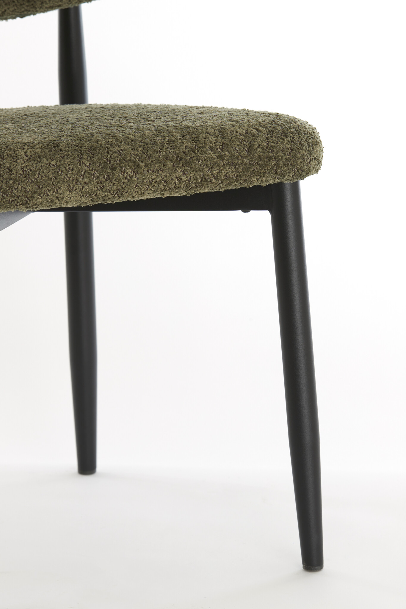 Light & Living - Eetkamerstoel ENIOLA - 54x52x76cm - Groen - Set van 2